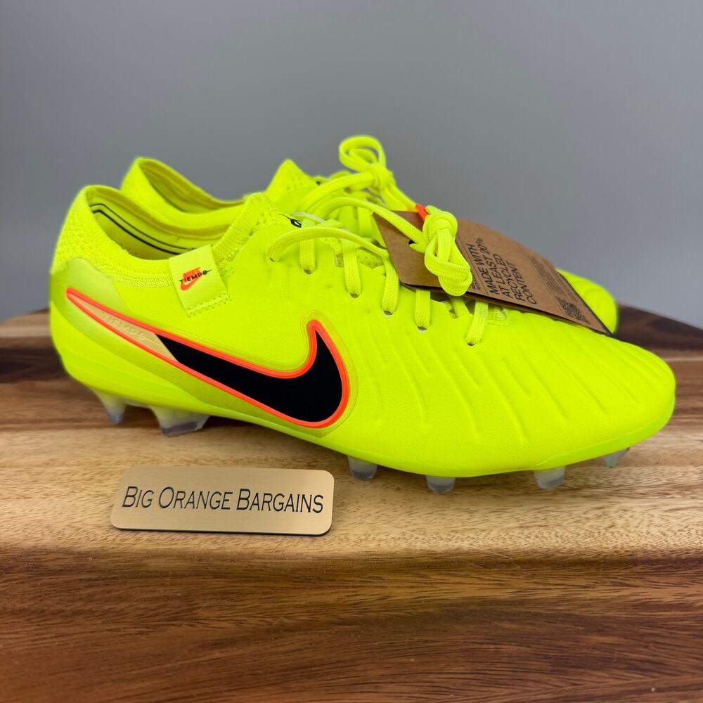 Nike Tiempo Legend 10 Elite FG ‘Neon Volt’ Men’s 6.5 Soccer Cleats DV4328-701